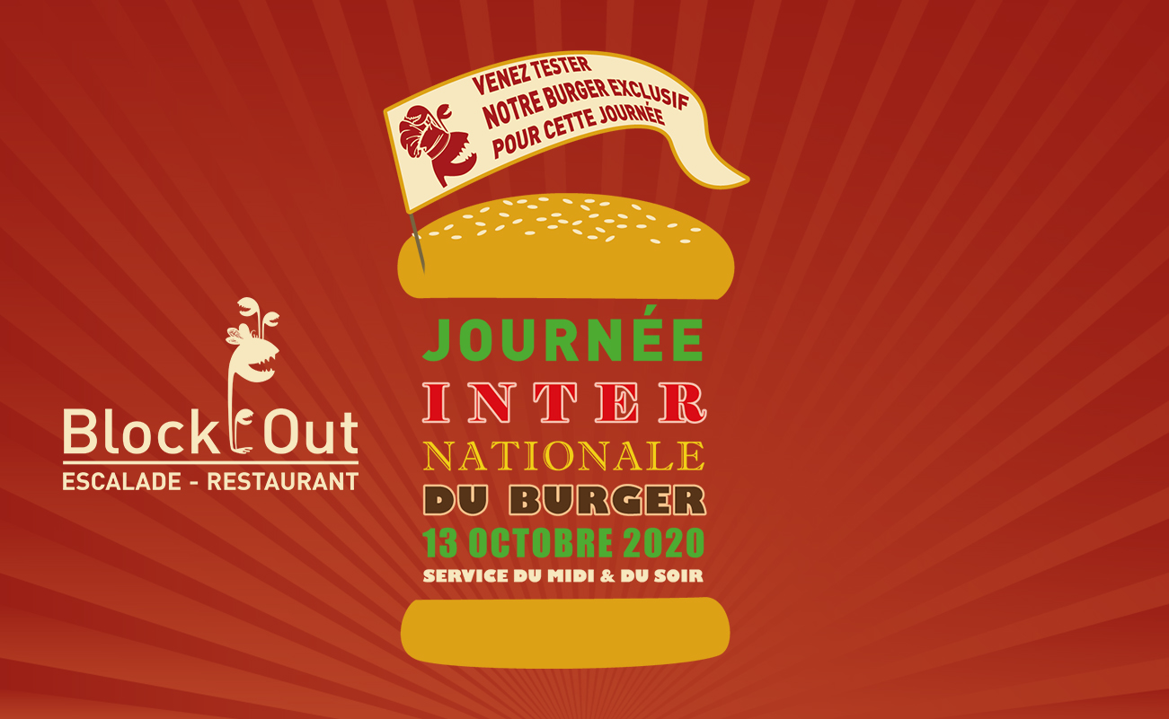 Journée internationale du Burger à Block’Out escalades et restaurant