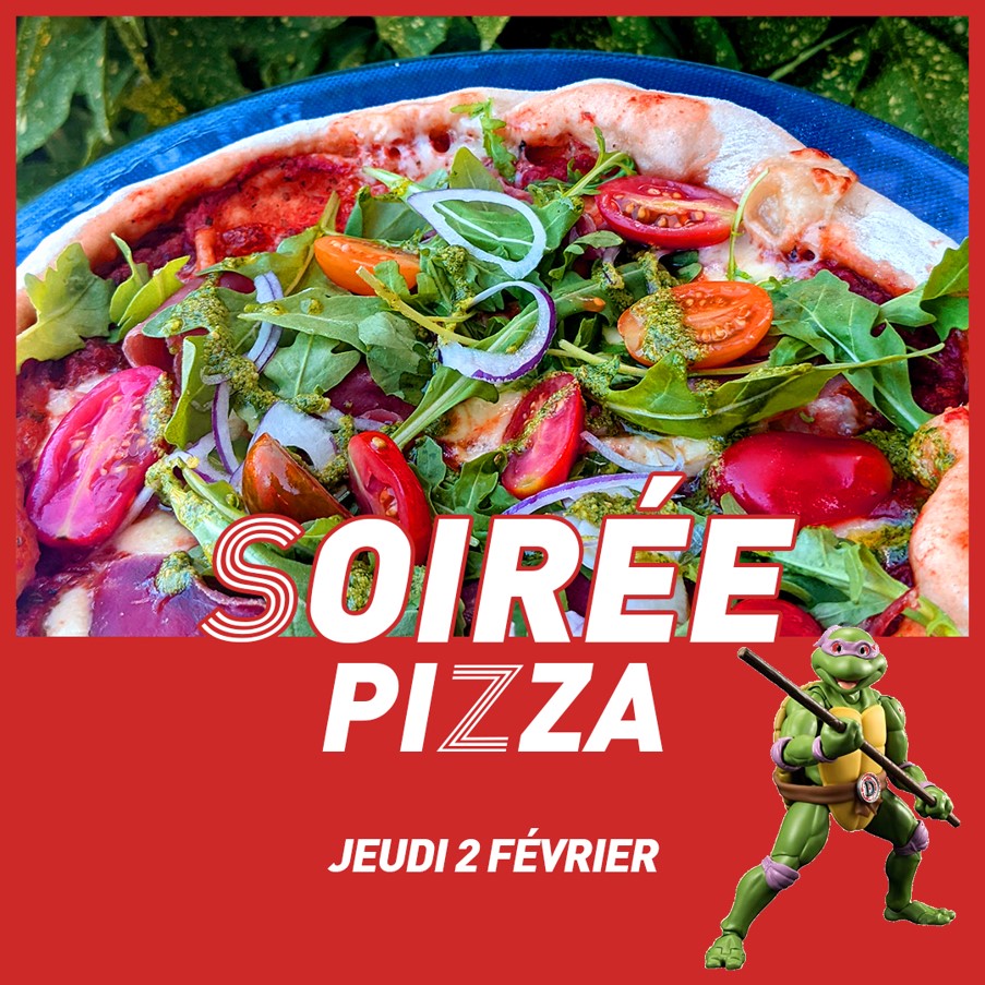 SOIRÉE PIZZA + TOURNOI BABY FOOT LE 2 FÉVRIER 
