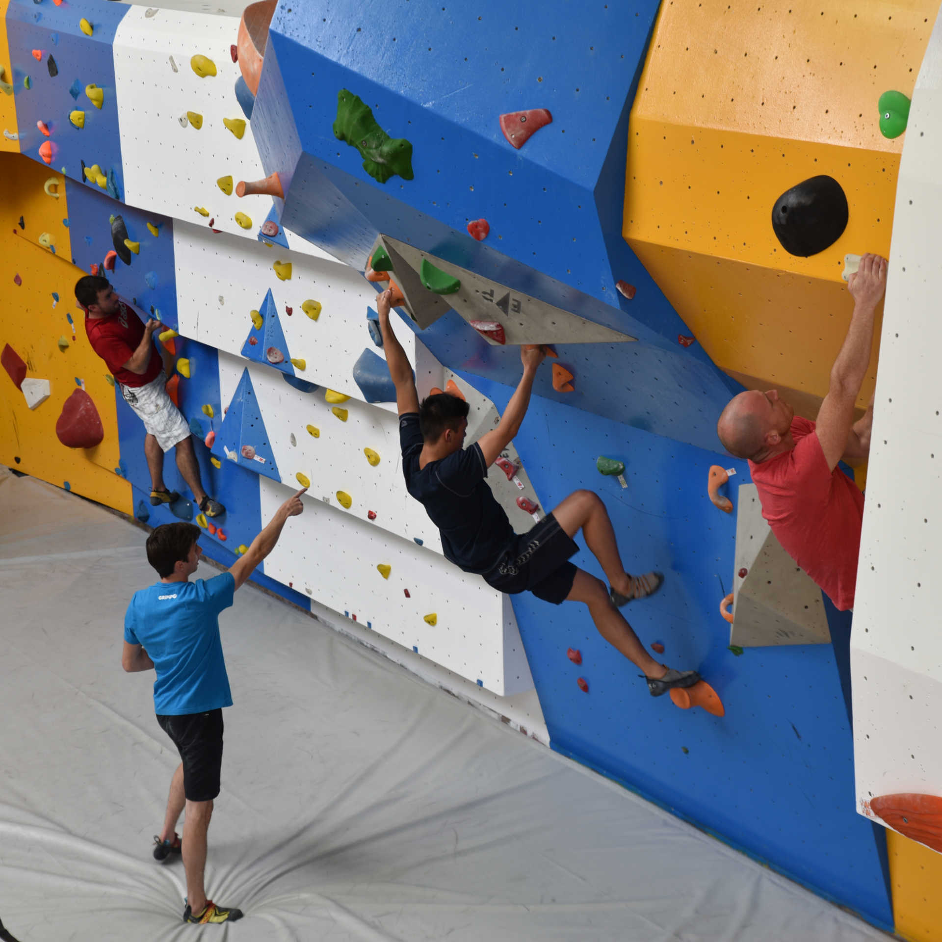 Block'Out bouldering gym and restaurant in Paris, Ile-de-France