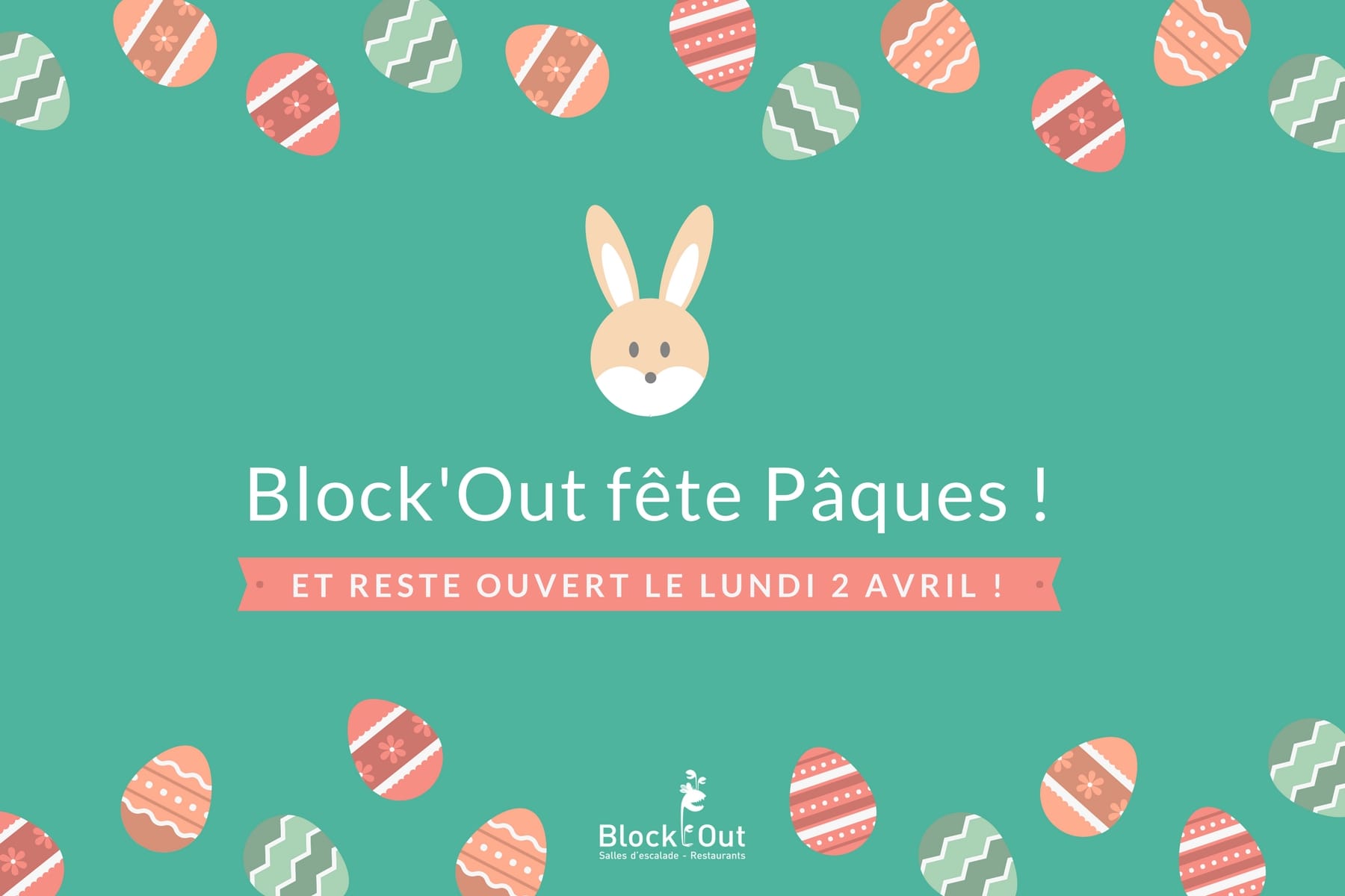 Fêtez Pâques à Block'Out Cergy !