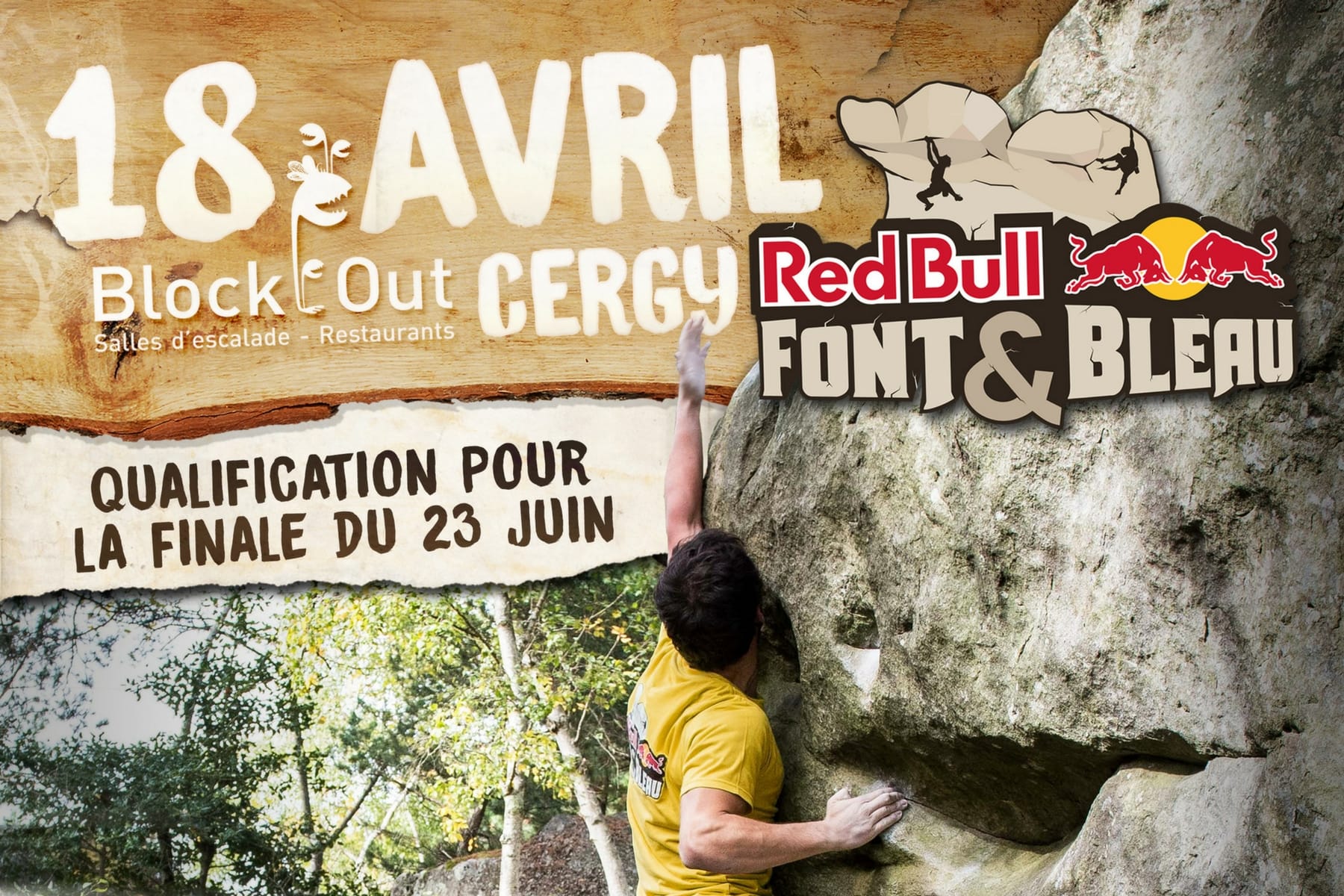 Le retour du Red Bull Font&bleau à Block'Out Cergy !!