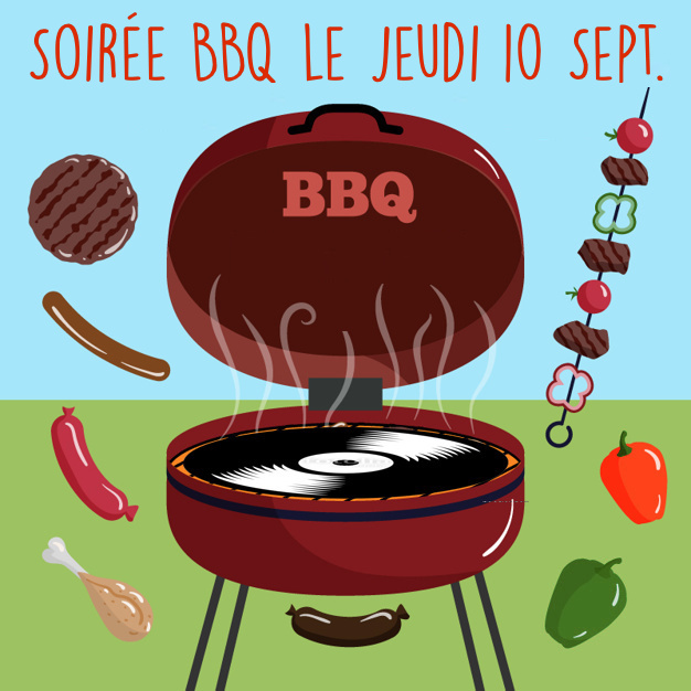 Soirée BBQ le Jeudi 10 Septembre