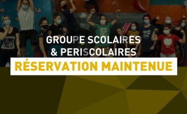 VOTRE SALLE D'ESCALADE BLOCK'OUT OUVERTE AUX GROUPES SCOLAIRES ET PERISCOLAIRES