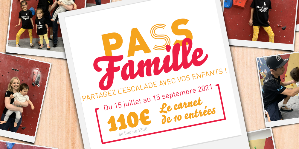 PassFamille : Partagez l’escalade avec vos enfants ! - Block'Out Toulouse