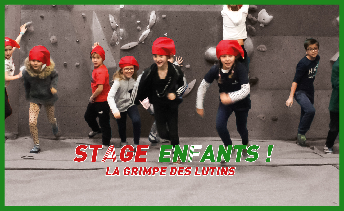 Stage d'escalade Enfants pendant les vacances de Noël