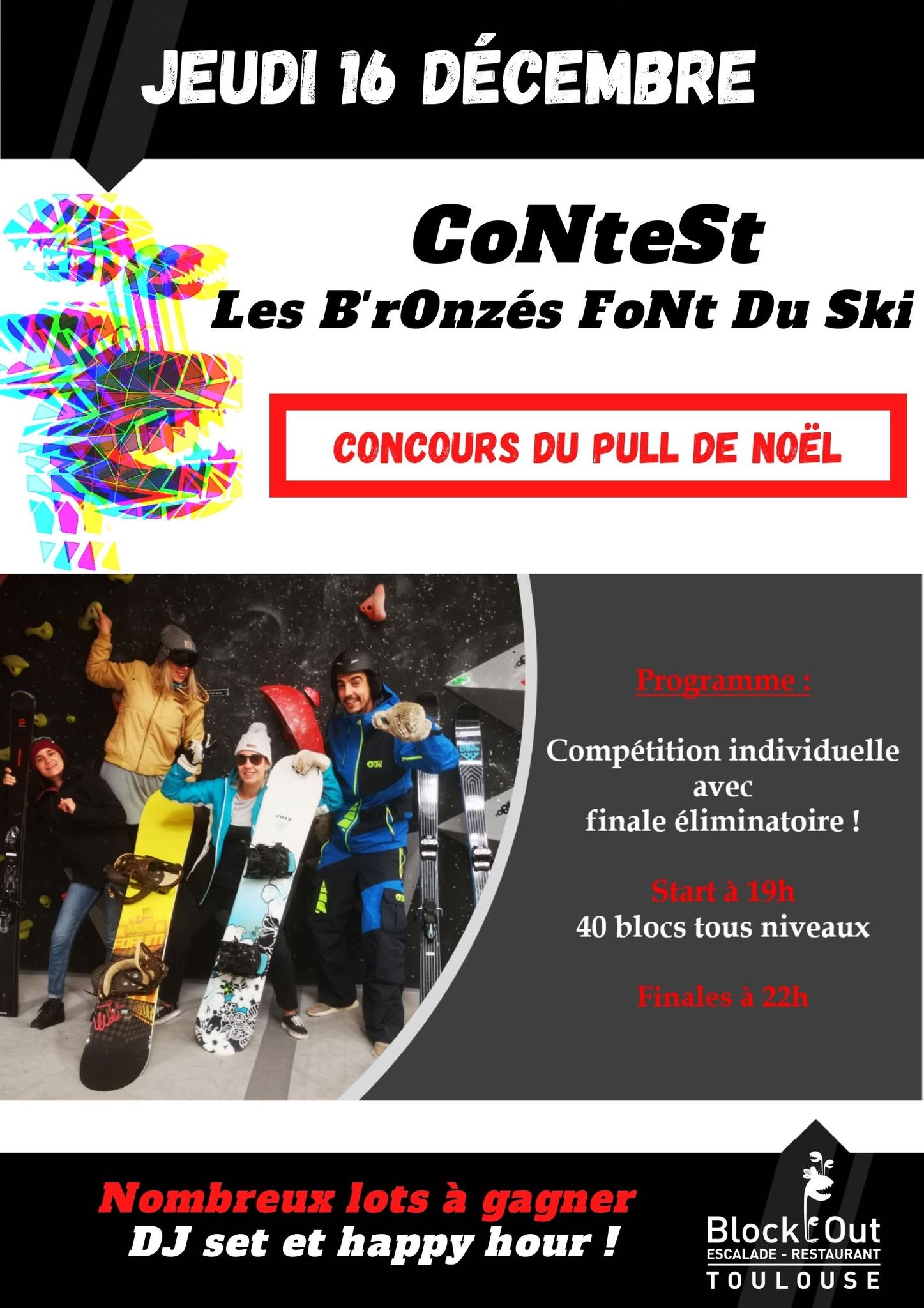 Jeudi 16 décembre 2021 ~ Contest Les Bronzés font du ski !