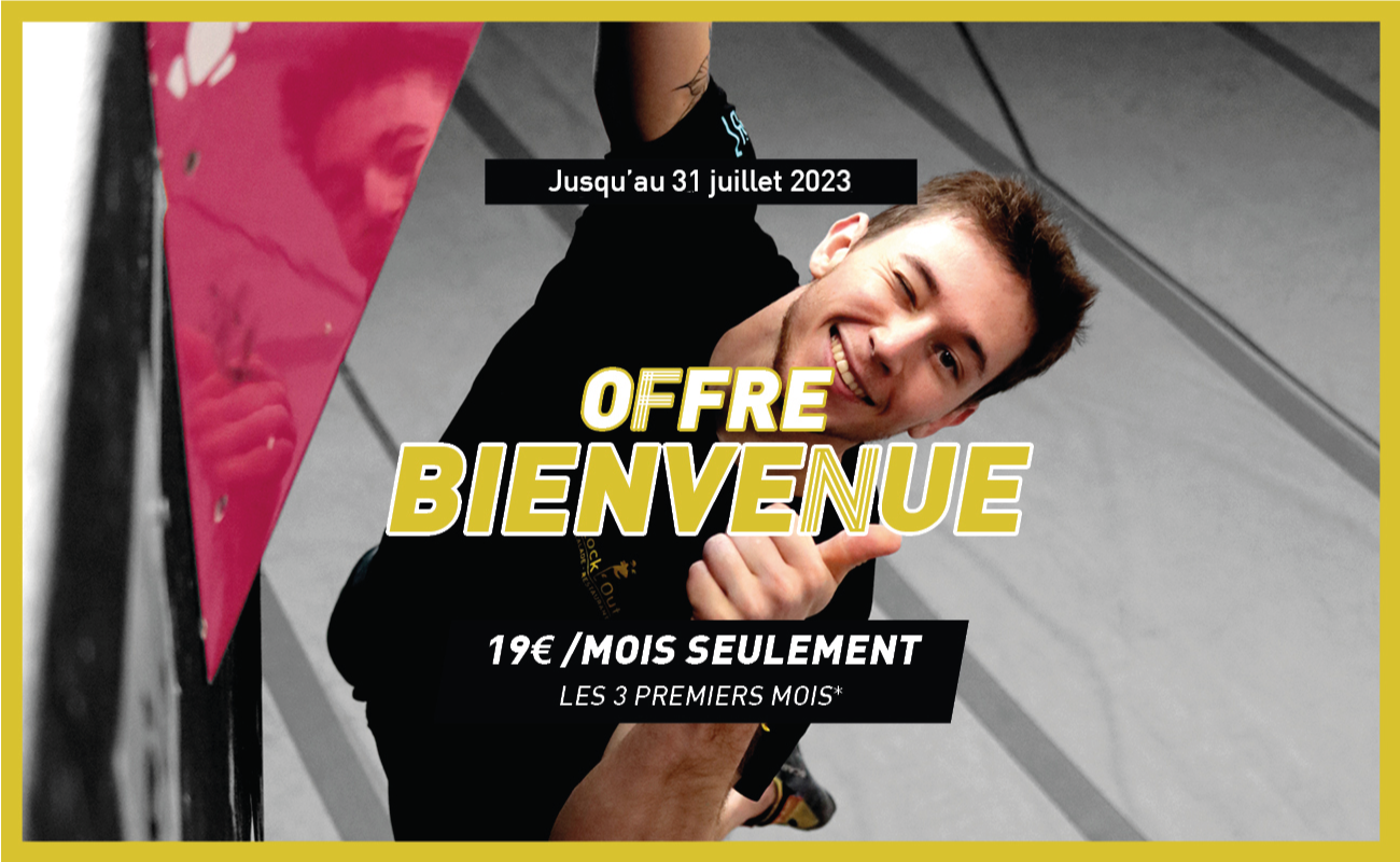 Offre Bienvenue 2023 : 19€ les 3 premiers mois ! 