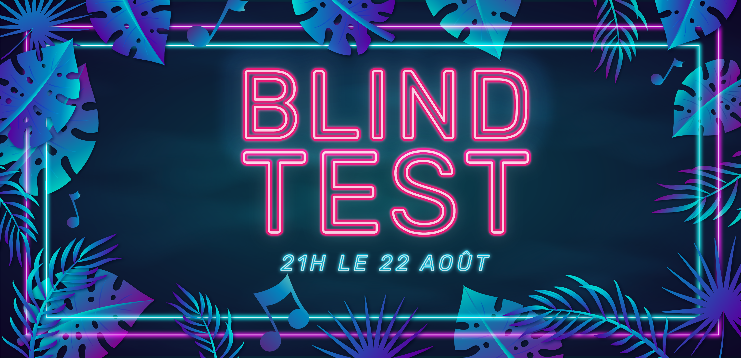 Soirée blind test musical de folie le 22 août !!!