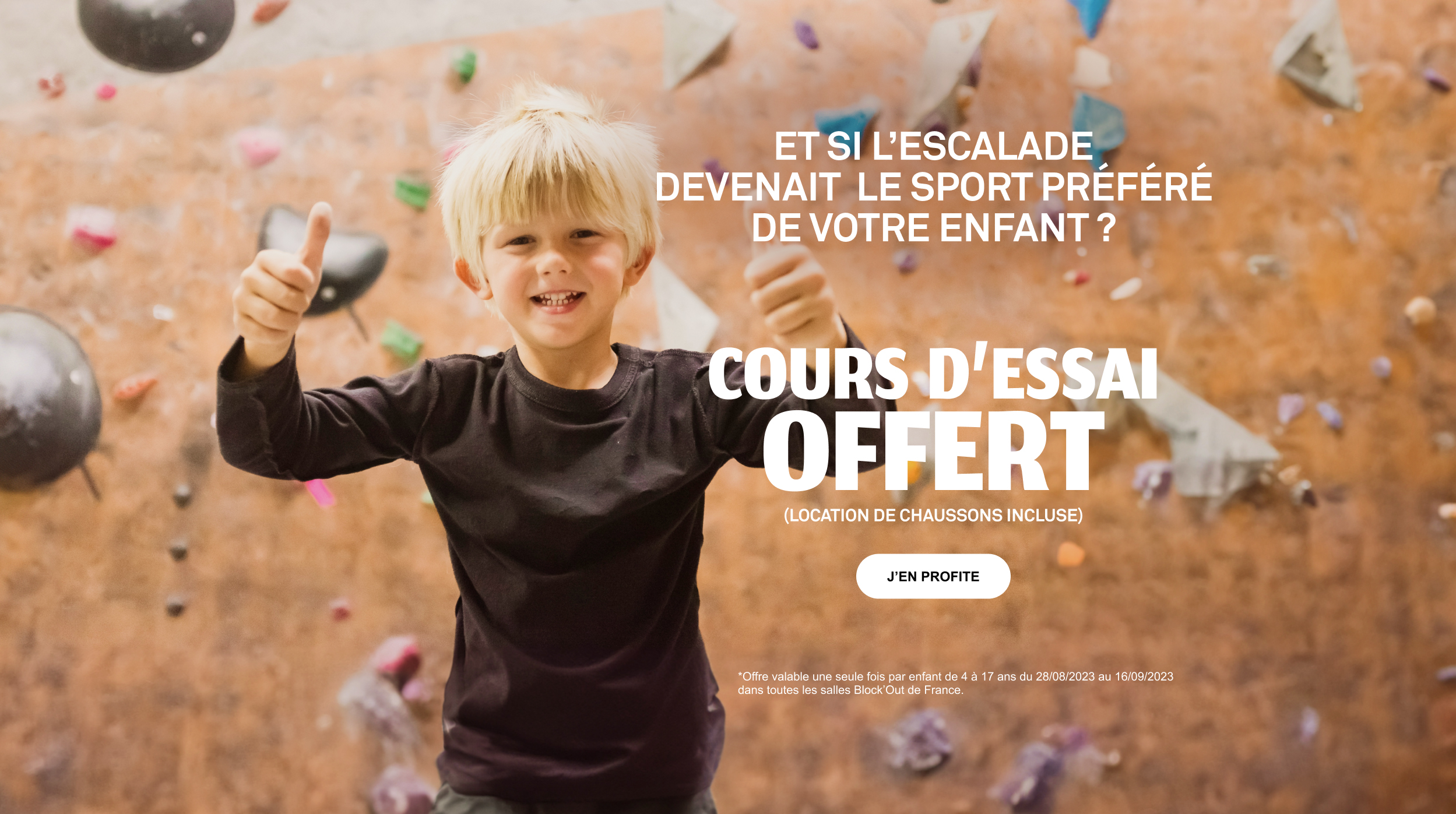 Et si l’escalade devenait le sport préféré de votre enfant ?