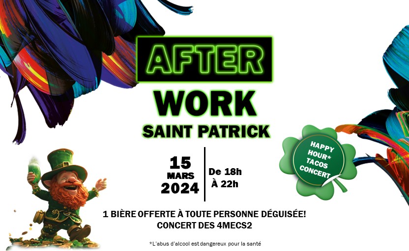 L’AFTERWORK - SAINT PATRICK 🍀  