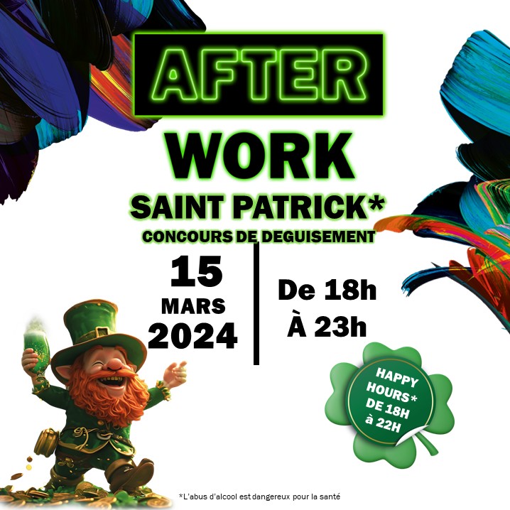 L’AFTERWORK - SAINT PATRICK 🍀 