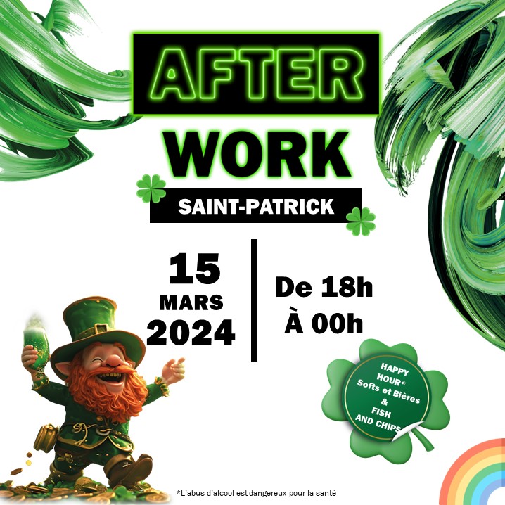 L’AFTERWORK - SAINT PATRICK 🍀