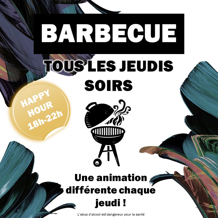 BARBECUE TOUS LES JEUDIS SOIRS 👨‍🍳 