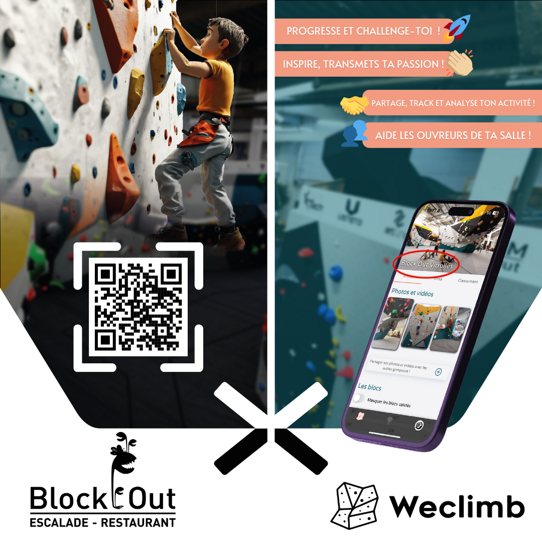 WECLIMB - NOUVELLE APPLICATION À B’O VITROLLES 