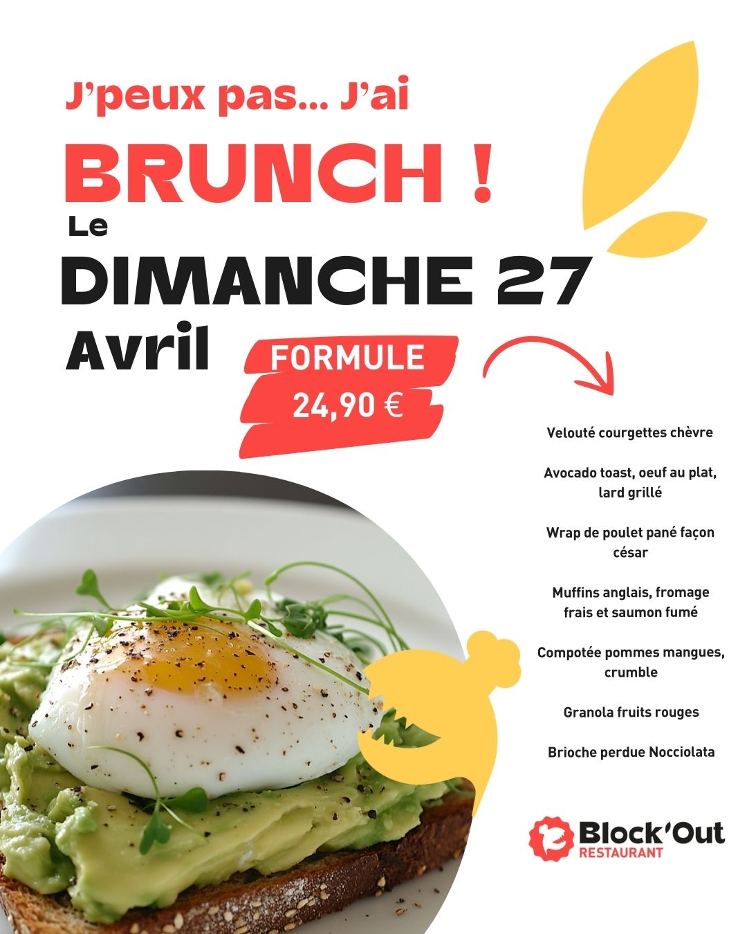 [BRUNCH by JB : 🫖 DIMANCHE 27 AVRIL]