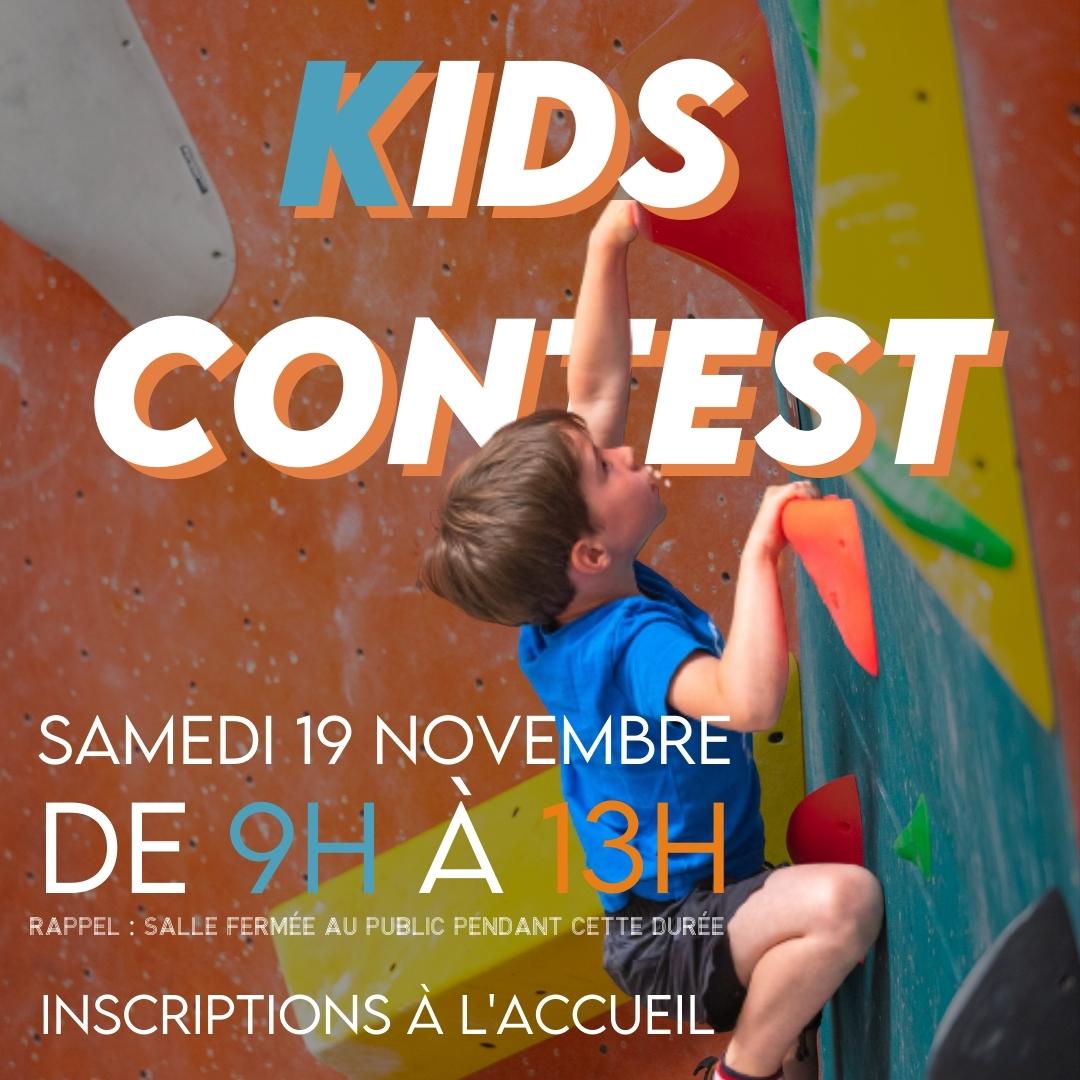 🧗🏼‍♀️🎉KIDS CONTEST ~ 19/11 - Cours enfants suspendus🎉🧗🏼‍♂️ - Block'Out Rennes
