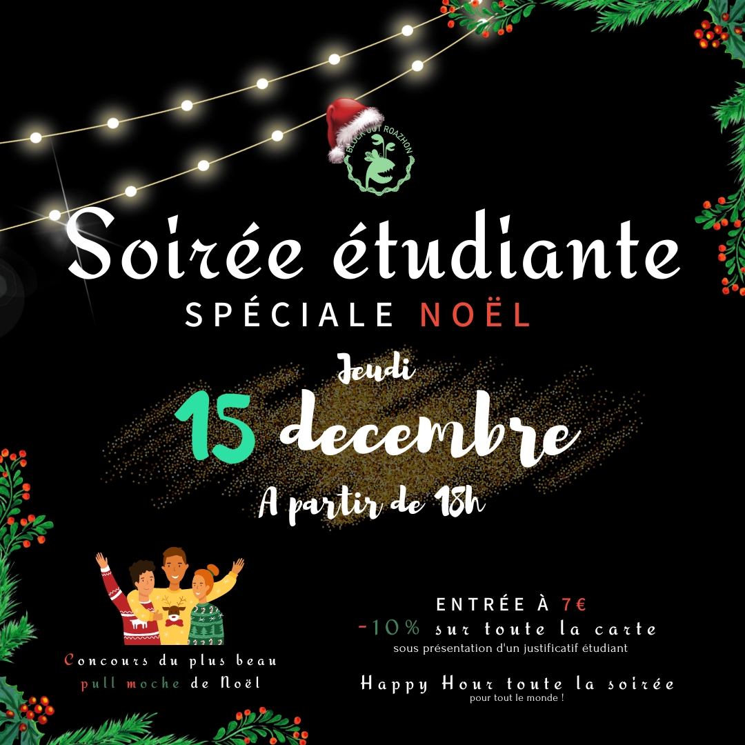 ???Soirée de Noël - Spéciale étudiant.e.s???