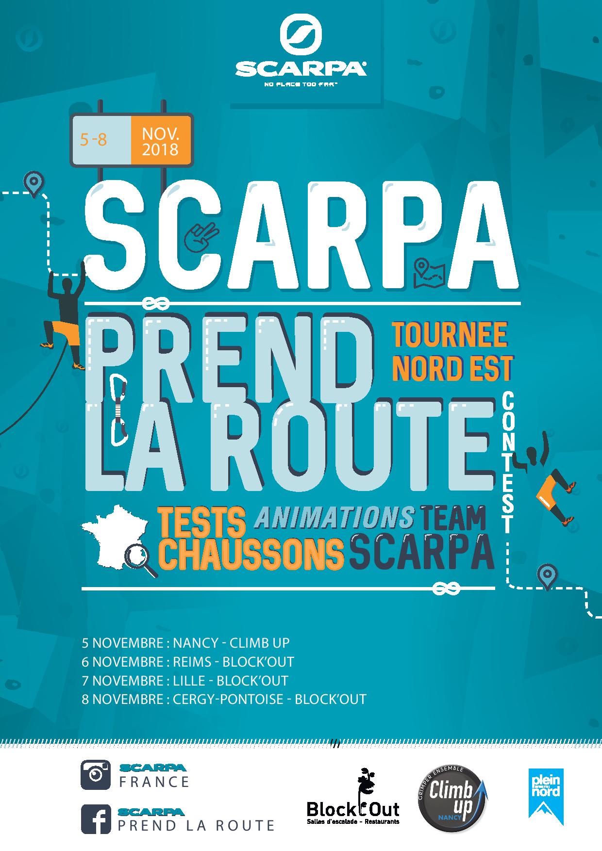 Scarpa prend la route à Block'Out Lille !!