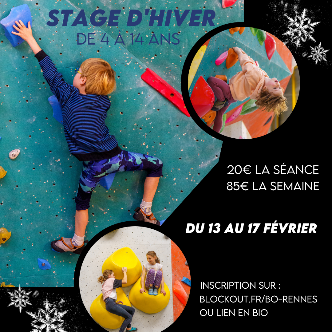 ?STAGE D'HIVER - 13 au 17 février?