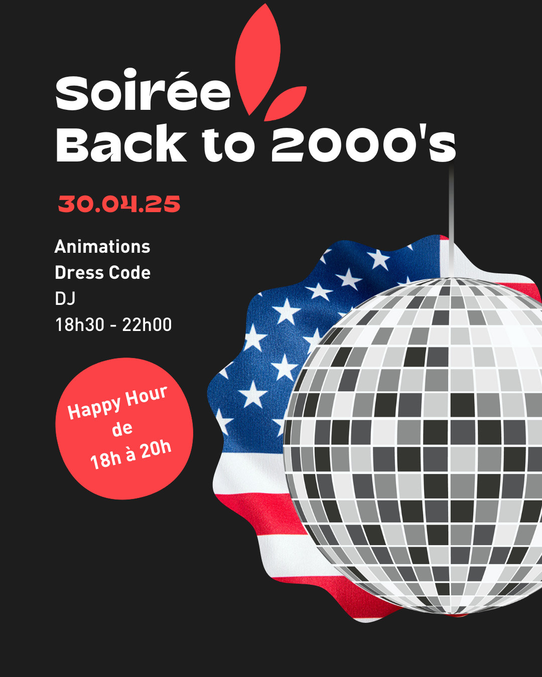 🎉 Soirée BACK TO 2000 – Le 30 Avril ! 🎧💿
