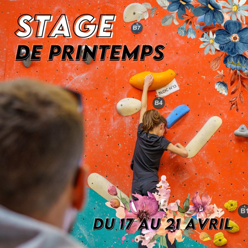 ☀Stage de printemps : 17 au 21 avril☀