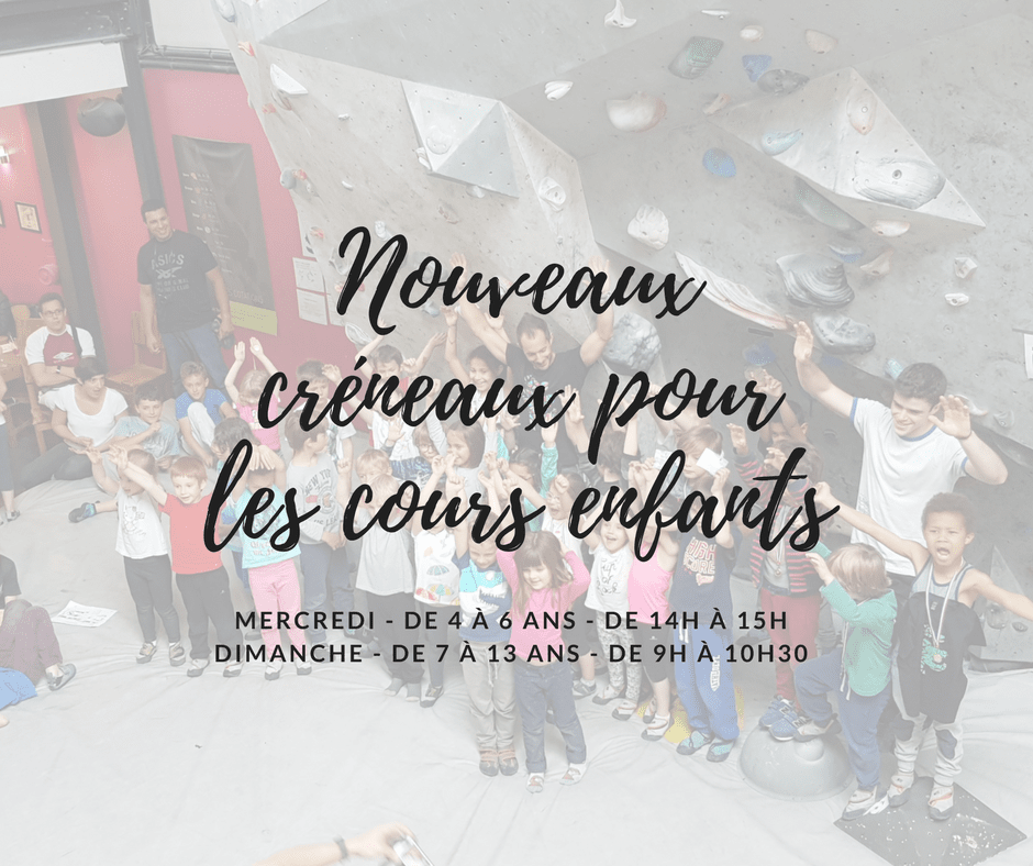 Infos cours enfants