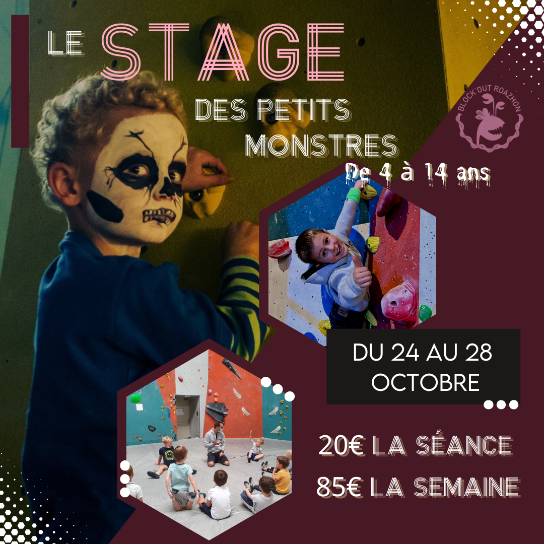 ??‍♀️[STAGE ENFANTS - 24 au 28 octobre - de 4 à 14 ans]??‍♂️