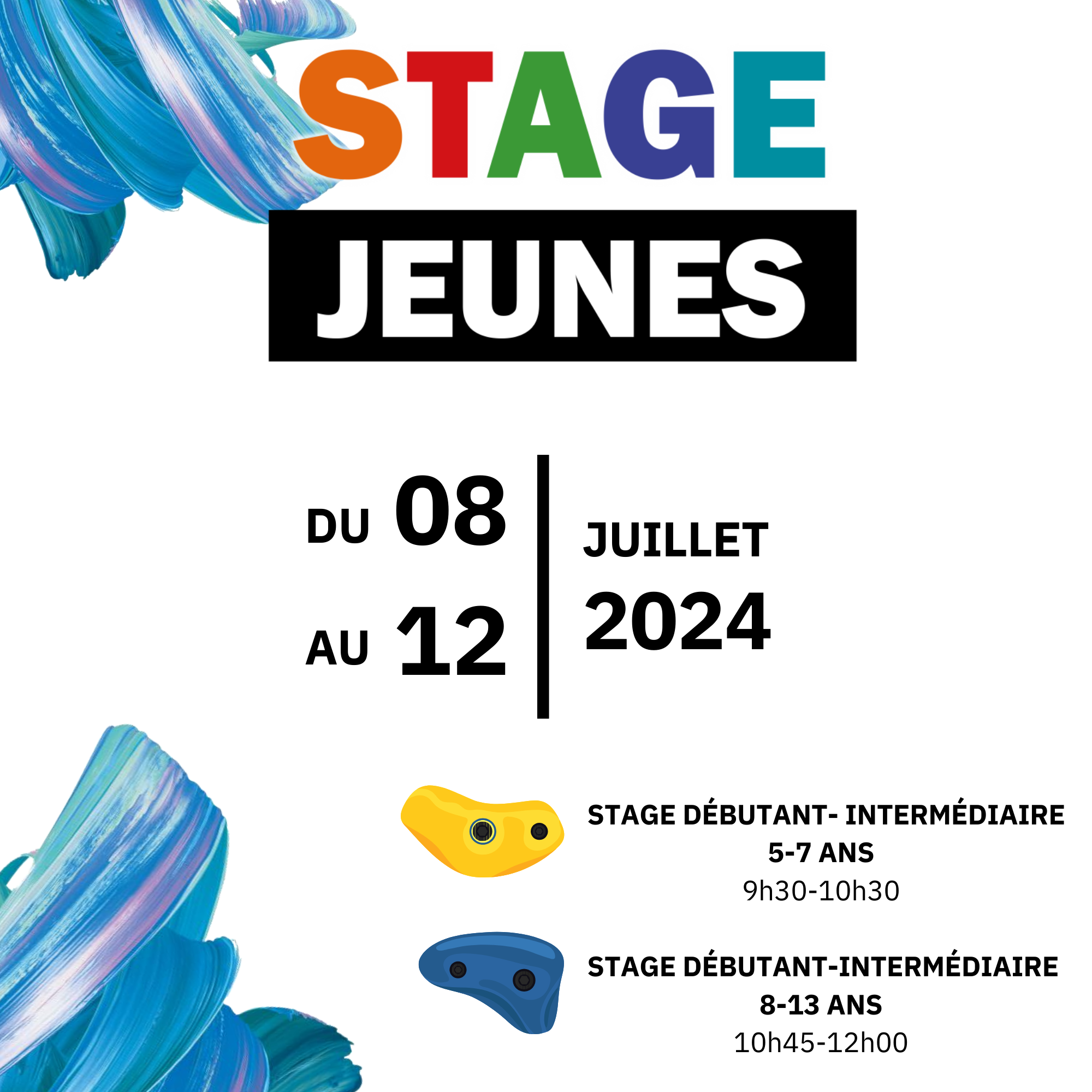 STAGE JEUNES JUILLET 