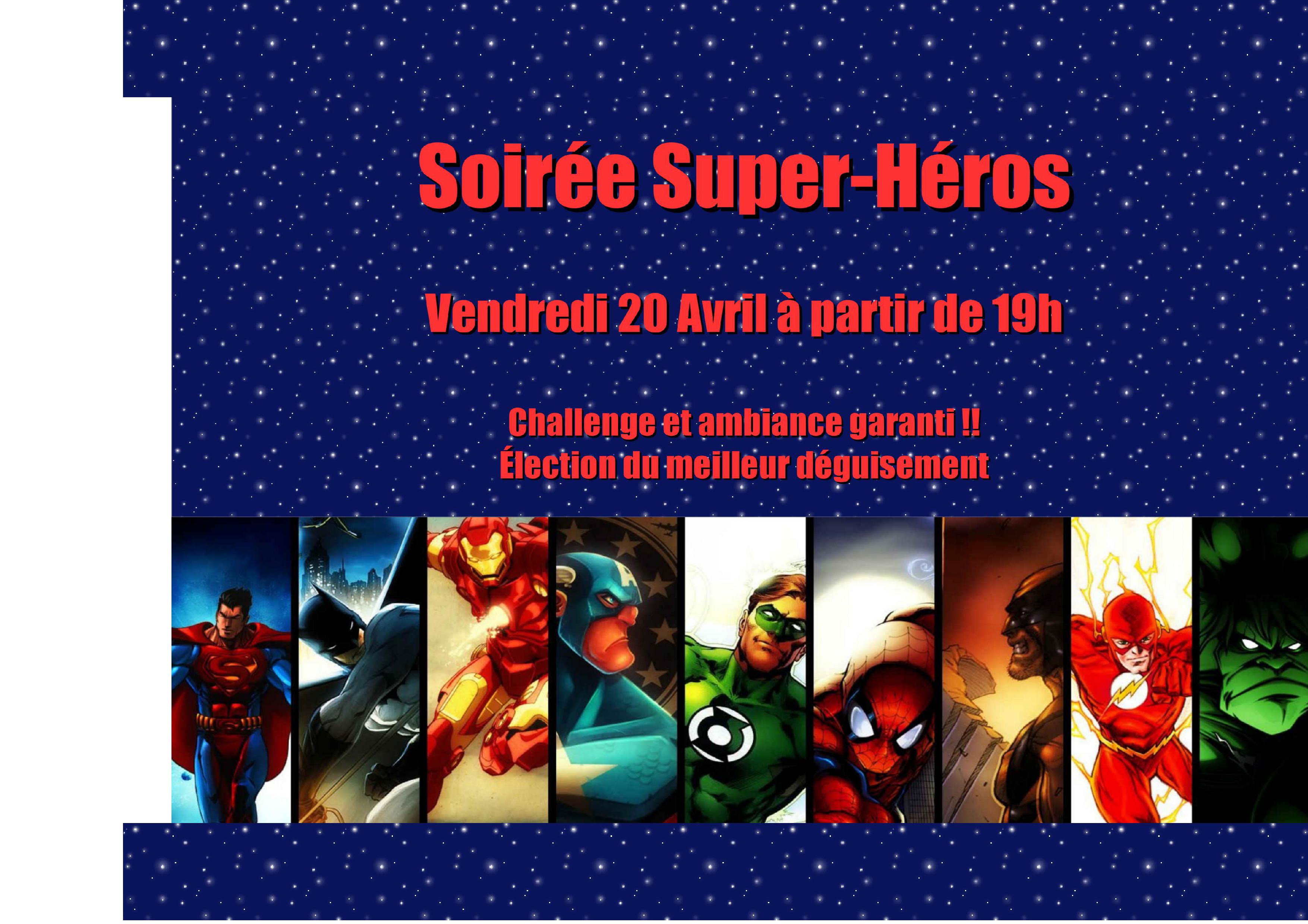 Soirée Super-héros 