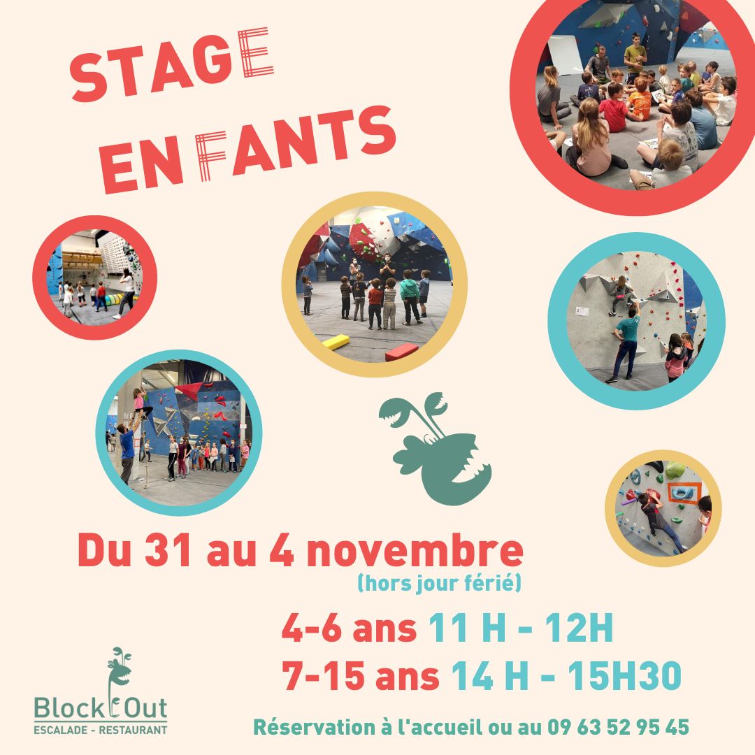 [B'O STAGE ENFANTS - VACANCES TOUSSAINT]